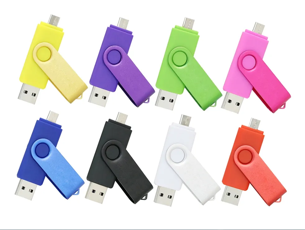 USB Flash Sürücü OTG 2.0 Kalem 128 GB CLE STACK 64 GB 32 GB Telefon için 16 GB 8 GB 4GB