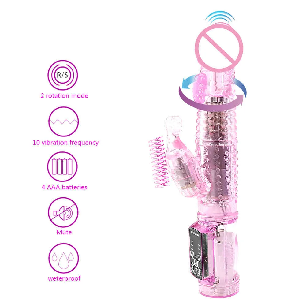 Vibromasseur Rabbit – Gode à Perles Lapin (sex Toy Neuf)