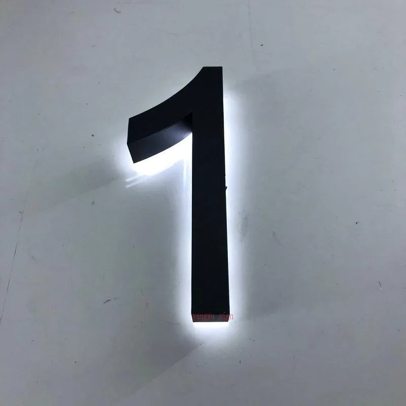 Custom 3d Led Numbers House Outdoor Head Lamp Door Other Hardware