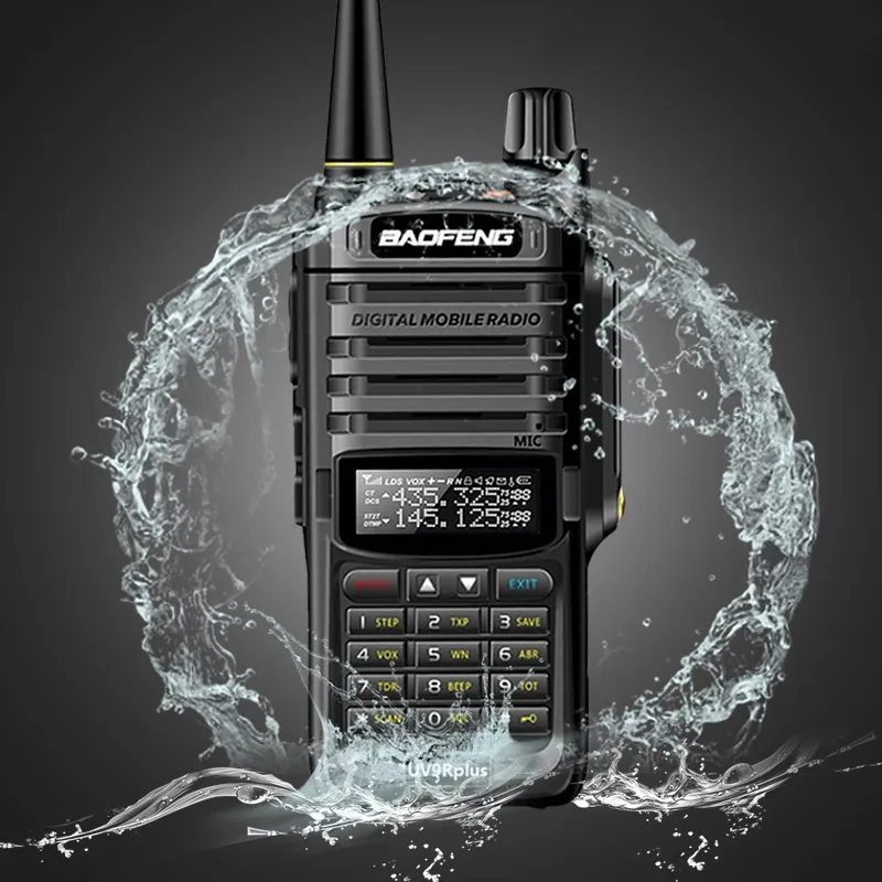 2022 Baofeng UV-9R mais impermeável IP68 Walkie Talkie High Power CB presunto 30-50 km de longa gama uv9r portátil de dois sentidos rádio