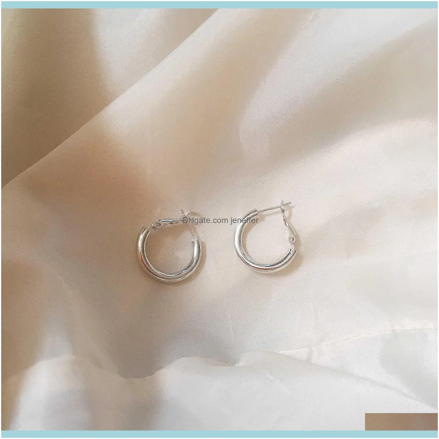 and South rings Korean silver earrings