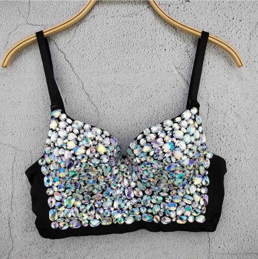 Handmade AB Rinestone Bralette Vest With Pearls Womens Low Back Bustier Bra  Bra Cropped Top For Weddings 210714 From Lu04, $21.66