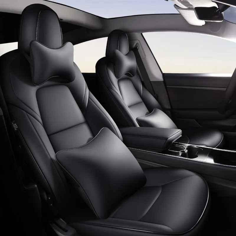 Custom Original Version Car Seat Cover For Tesla Model 3 Front Row