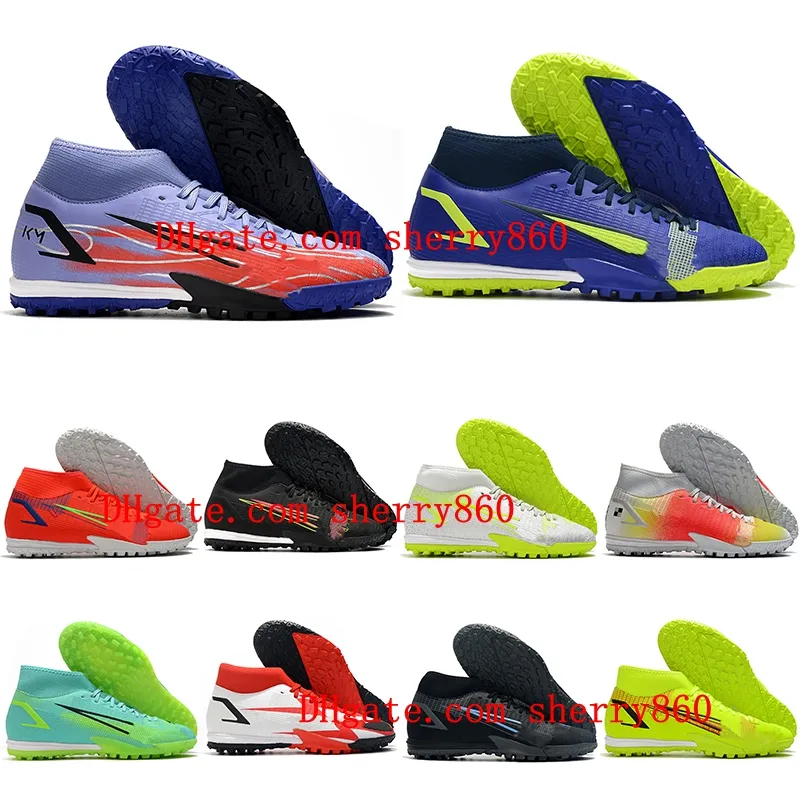 New Arrival Soccer Shoes Superfly 8 Academy TF Football Boots Turf Sport Cleats Neymar Cristiano Ronaldo