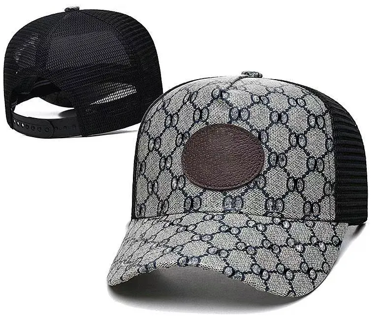 Heren en dames katoenen baseball caps mode elastische pet met leernerf unisex hiphop hoed borduurwerk vier seizoenen zonnescherm