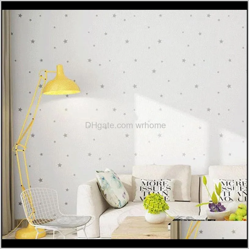 Waterproof Wallpaper Modern 3D Creative Star Po Wall Covering Living Room Kid`s Bedroom Background Home Decor Wallpapers