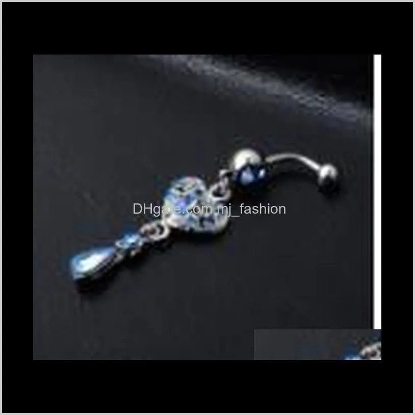 style navel rings belly button body piercing jewelry dangle accessories fashion charms ps2018