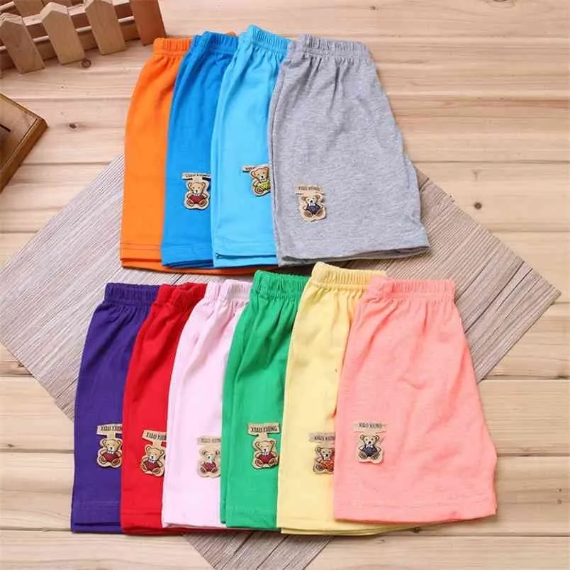 INPEPNOW 10 Pieces / Set Children Shorts for Boys 10 Color Are Randomly Sent Girls Pants Baby Kids DK-CZX30 210723