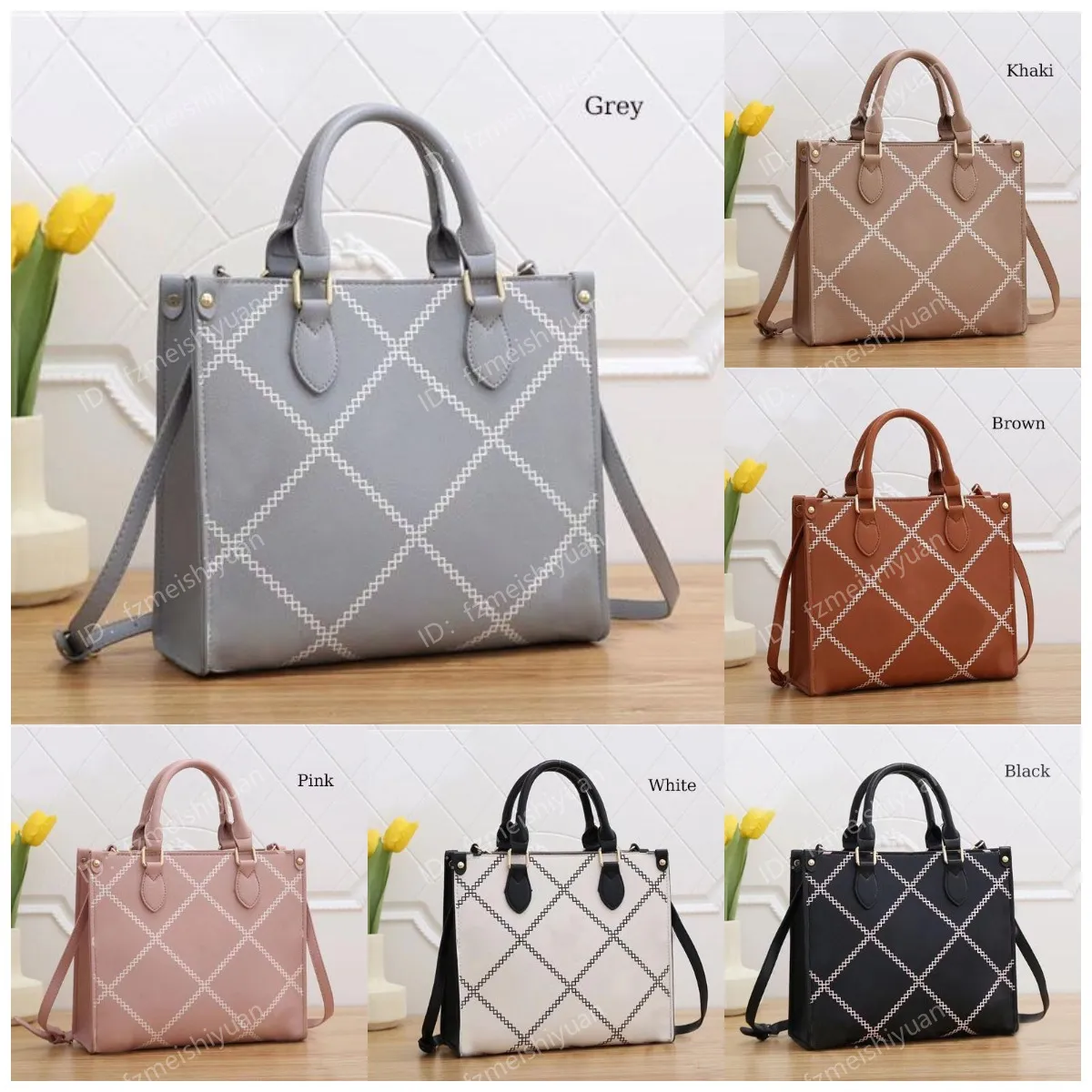 Wholesale Fashion Designer Onthego Tote Bag Print Handbag Ladies Luxury