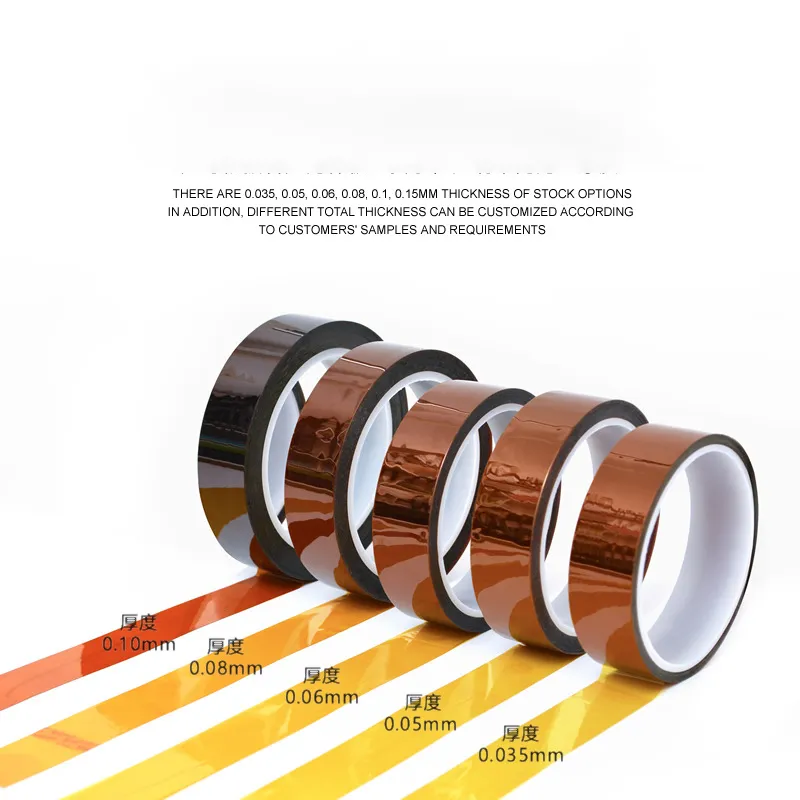 Nastro Adesivo In Polyimide Per Alte Temperature - 3 Rotoli 8mm X 33m, Per Saldatura E Stampanti 3D