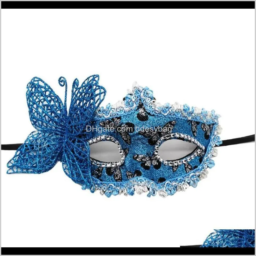 halloween mask side butterfly half face princess venice mask party masquerade dance sexy eye mask. dance party