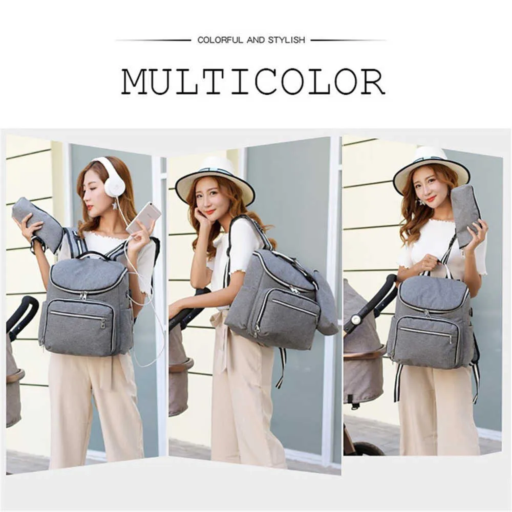 Multi-Function Large Mummy Baby Diaper Nappy Rucksack Hospital Maternity Bag #4O03 (13)