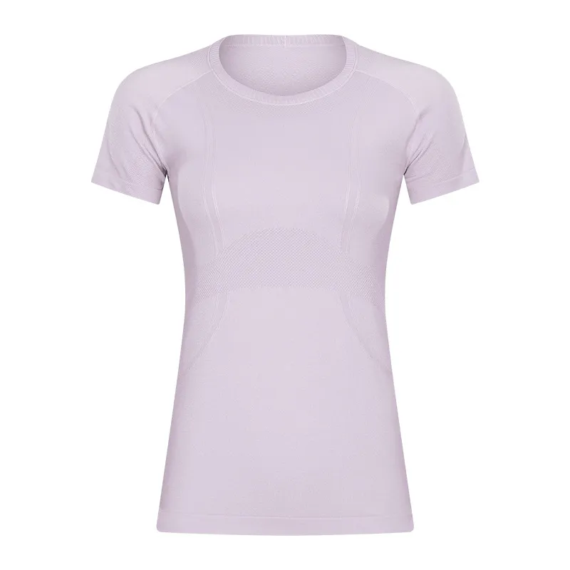 Womens Quick Drying Longline Yoga Top Slim Fit Round Neck Sports