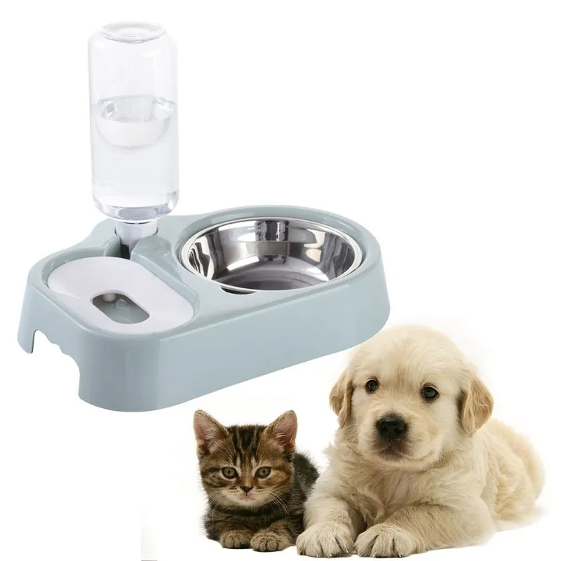 Tigela de cão Pet Automatic Beber Automática Garrafa de água Tigelas de Gato Produtos Cachorrinho Cães Dos Cães Beber Água Não causará Cabelo Bucal Fique molhado Y200922