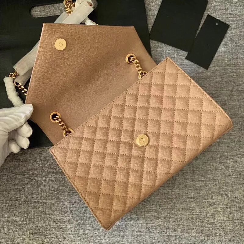 Designer shoulder bag Envelope Medium Bag women handbags real leather chain classic bag women's luxury designer handbag in stock