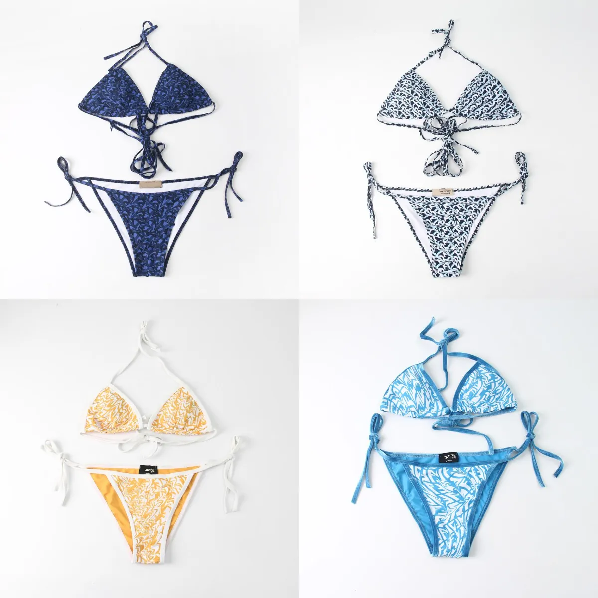 Verkoop van bikini dames zwemkleding in voorraad zwempak verbanden sexy badpakken kussen taken mix 4 stijlen