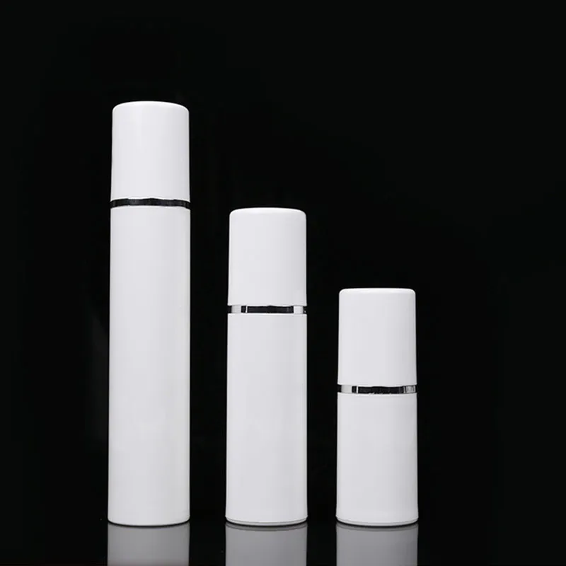 15ml 30ml 50ml 고품질 흰색 airless 펌프 병 여행 리필 화장품 스킨 케어 크림 디스펜서 로션 포장 컨테이너 GF899