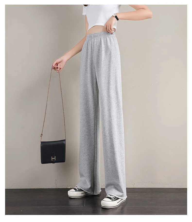 Korean Style Oversized High Waisted Womens Joggers With Wide Legs Harajuku  Style Wide Leg Sweatpants For Streetwear And Jogging 211013 From Cong02,  $20.12