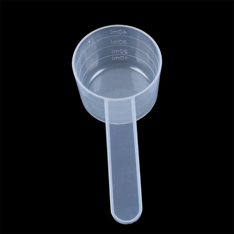 20g 40ml Plastic Measuring Coffee Scoop With Scale Baking Utensils Milk Powder Laboratory Liquid Spoon DH8588