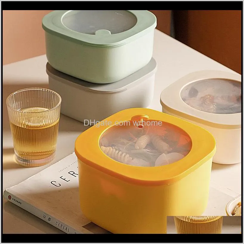 Organisation de ménage jardinréfrigérateur boîte de rangement spécial scellé maison cuisine multi-fonction en plastique avec couvercle outil bouteilles pots goutte