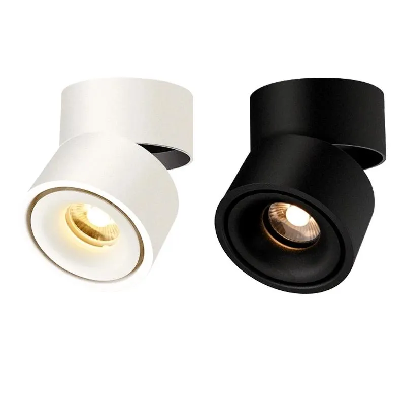 Deckenleuchten, faltbare LED-Strahler, Aufputz-Downlights für Schlafzimmer, Küche und Innenbeleuchtung, 8 W, 10 W, 12 W, 15 W, 360 Grad