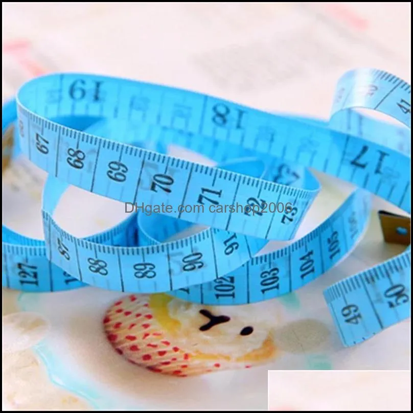 Body Measuring Ruler Sewing Tailor Tape Measure Soft Flat Sewing Ruler Portable Retractable Rulers Supplies CCF9242