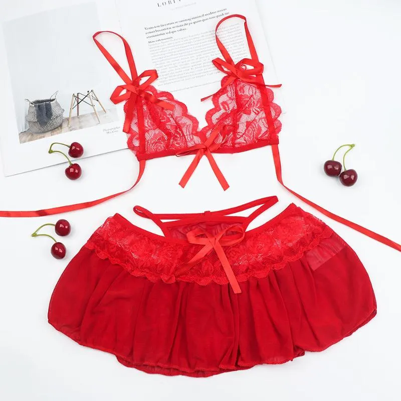 Compra Sistemas De Sujetadores Sexy Lencería Vestido Ropa Interior De  Encaje Exótico Con Trajes De Novedad De Mujeres G String Como Regalos Para  Barato | Entrega Rápida Y Calidad | Es.Dhgate