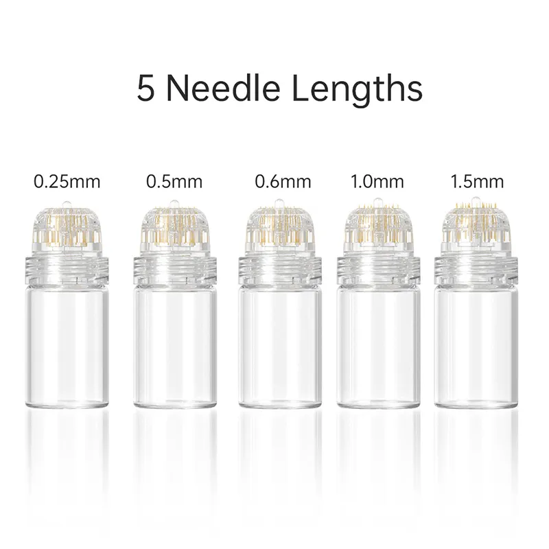 Hydra needle 20 pins Micro Needle Derma Stamp Aqua Micro Channel Mesotherapy Meso Roller Gold Needle Fine Touch System