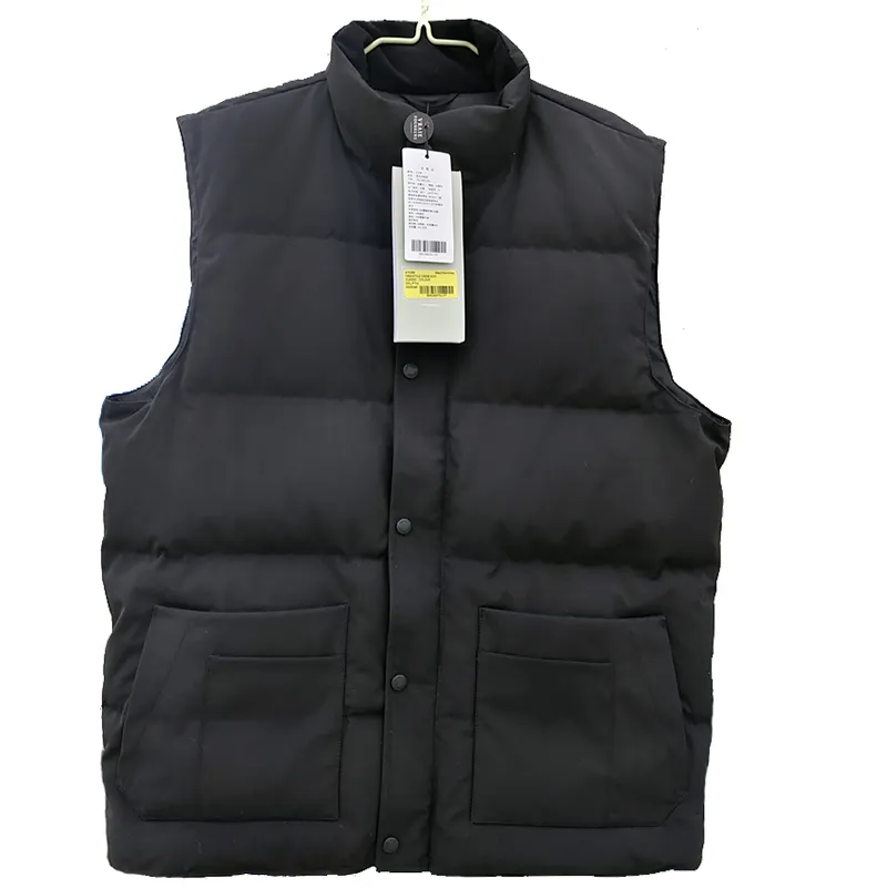 Mode mannelijke vesten jassen Donsvest warm heren stylist winter heren dames Parkers Jas maat S-2XL zwart label USA CANADA stijl Kanada Jacke hommes noir Freestyle Gilet