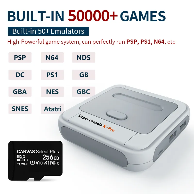 Super Console X Pro Mini TV Game Player Dual System From Jiao10