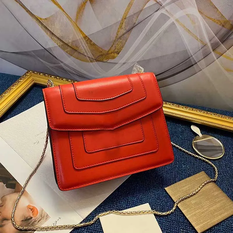 Luxurys fashion brand handbag ladies shoulder bags 2022 designer Original high quality leather messenger Bag Small chain bag wholesale and retail