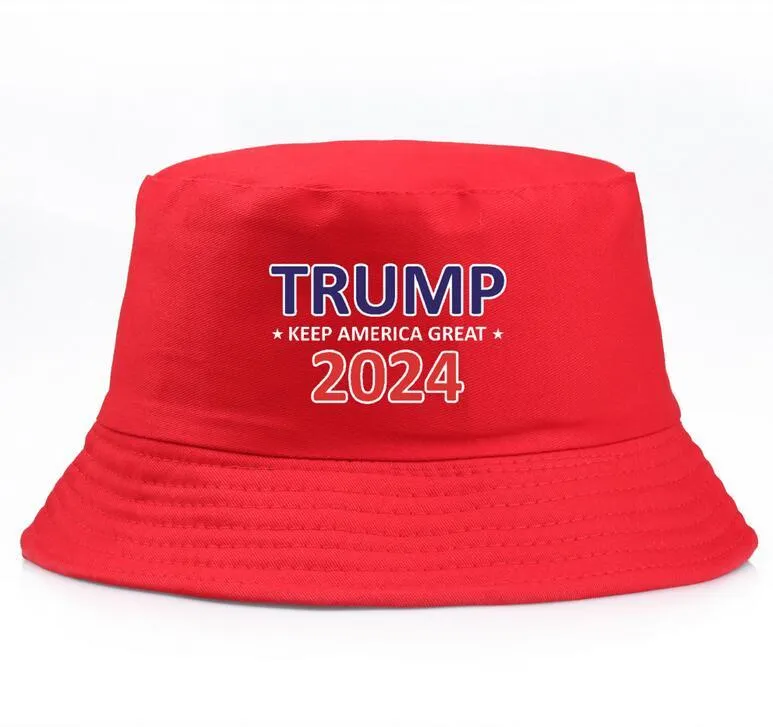 Simples Trump Bucket Sun Cap EUA Eleição Presidencial Trump 2024 Chapéu Pescador Primavera Outono Outdoor Bonés 3 estilos com cores diferentes