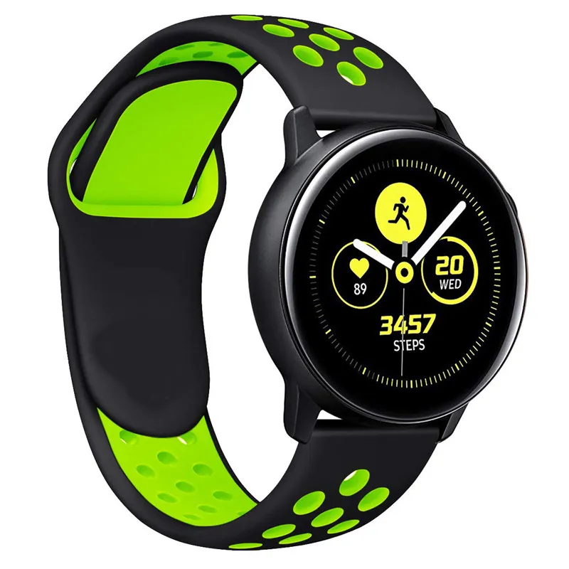 솔로 루프 20mm / 22mm 실리콘 스마트 스트랩 밴드 AmazFit GTS 3 / PRO / 2 / 2E 미니 / GTR 3 42mm / 47mm / GTR2 / Stratos 2/3 스포츠 시계 팔찌 Amazfit Bip 스트랩