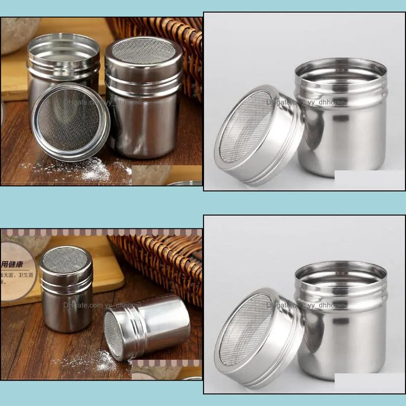 Coffee Sifter Stainless Chocolate Shaker Cocoa Flour Icing Sugar Powder Shaker Kitchen Cooking Tools