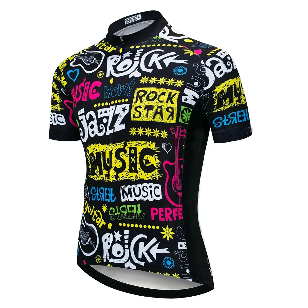 2024 Cycling Jersey Men's Bike Jerseys Bicycle Tops pro Team Ropa Ciclismo MTB Mountain Shirt Cycle Jersey Breathable Colorful