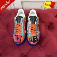 DG fashion comfortable sports casual shoes triple leather classic stitching outdoor lace-up retro style size ZD19 QOQTW93K