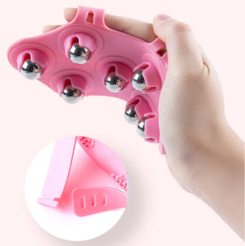 Handheld Metalen Rolling Bal Massage Kralen Beauty Body Massager Nursing Muscle Massage Muscle Pain Relief Cycle