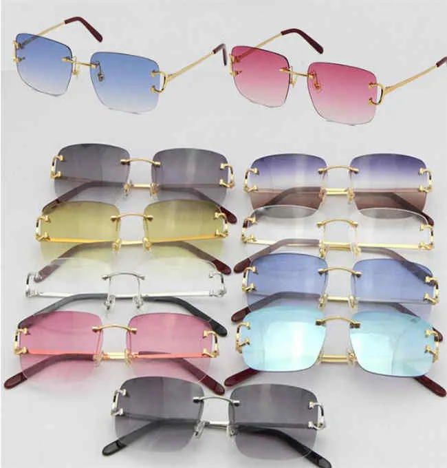 Оптовая продажа RIMLEL T8200816 нежный унисекс моды солнцезащитные очки металлические вождения очки C украшения высококачественный дизайнер UV400 объектив Eyeglasses Aaaa20