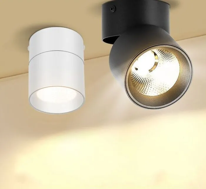 Led Downlights 220v Faltbare 10w 15w 25w Oberfläche Montiert Decke Spot Lampe Unten Licht Für Wohnzimmer küche Beleuchtung