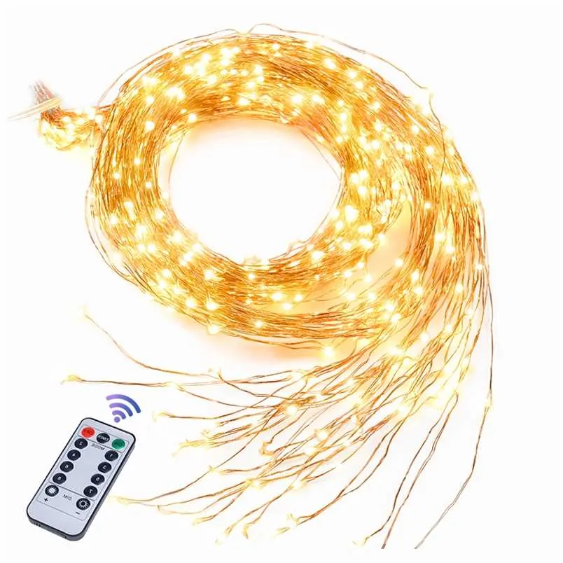 最長2m / 3M 900 LEDのヴィインズライトブランチライトLED Fairy String Lights Decoration for Halloweenクリスマス結婚披露宴211104