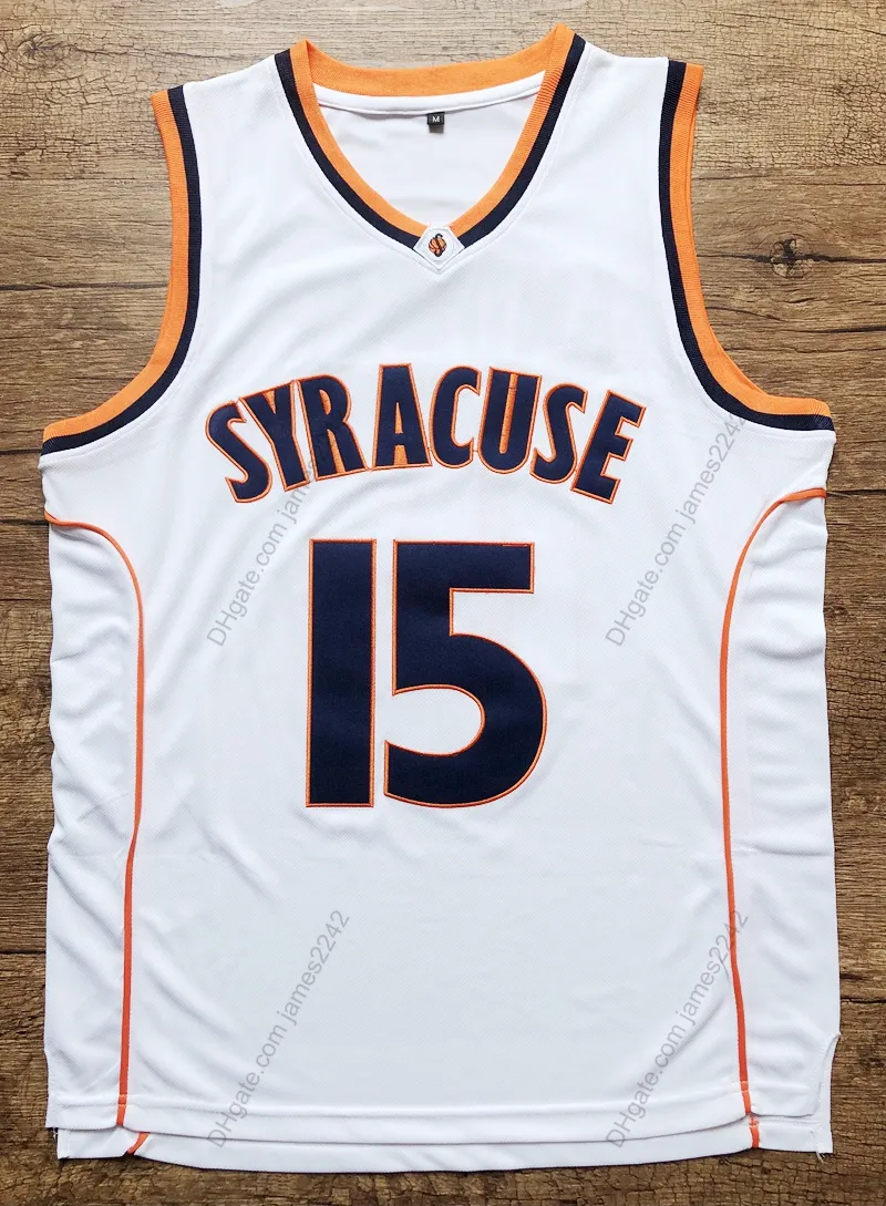Carmelo Anthony 15 Syracuse Mens Basketball Jersey Stitched High
