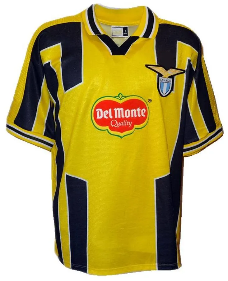 レトロクラシックラツィオサッカーユニフォーム 1989 1990 1991 1992