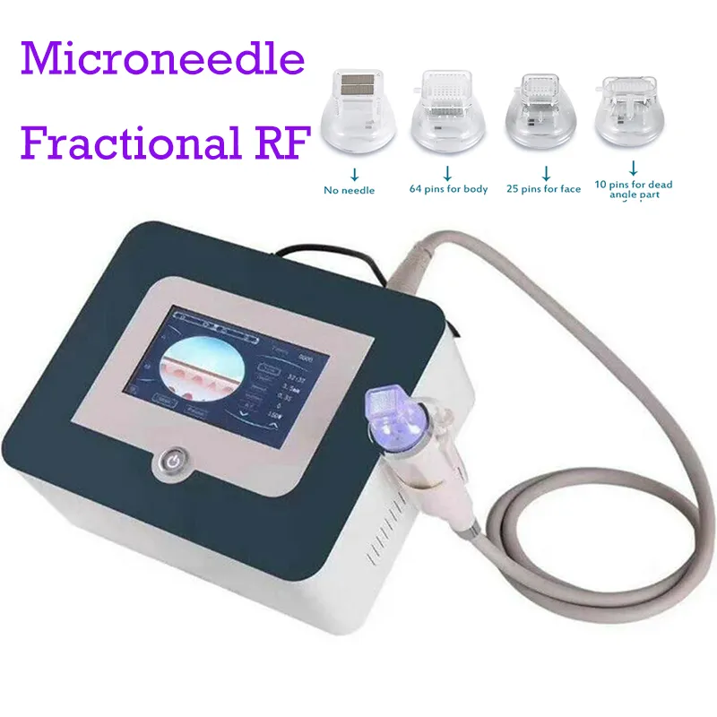 Machine portative de microneedle rf fractionnaire à vendre de véritables microneedles isolées plaquées or aucun dommage de chauffage sur le microneedling de l'épiderme