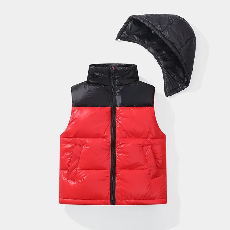2021 Lightweight Childrens Down Vests For Boys And Girls Hooded Color Matching Autumn Down Jackets Can Be Uncapped From 31 83 DHgate