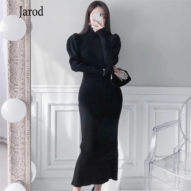 Elegant Womens Knitted Turtleneck Sweater Dress: A Chic Winter Party Dress