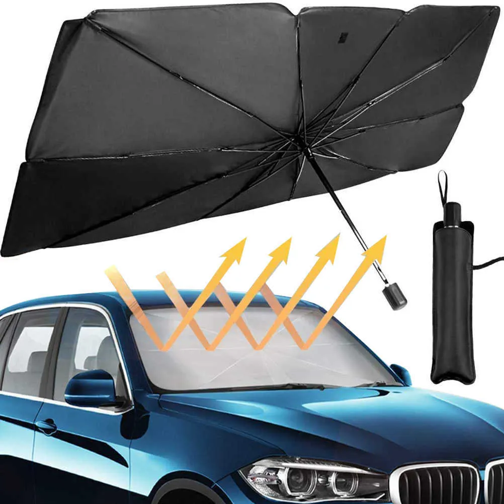 Foldable Car Windshield Sun Shade Umbrella 125cm X 145cm UV Cover Heat Insulation Interior Protection From Dhgatetop company 4.46 DHgate.Com