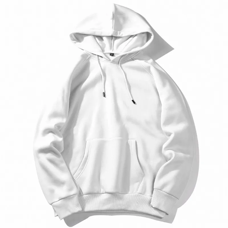 Custom 280gsm High Quality Plain White Pullover Sweatshirts Oversized
