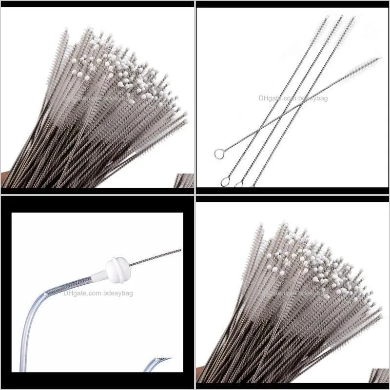 pipe cleaners nylon straw cleaners cleaning brush for drinking pipe stainless steel pipe cleaner