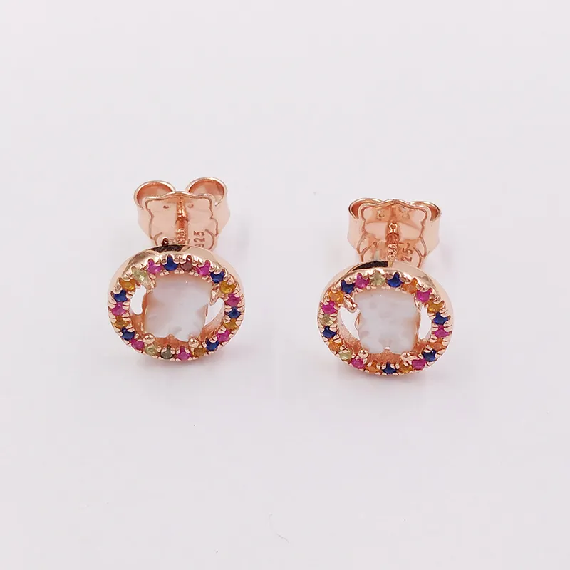 Rose Vermeil Camille Ruby And Pearl Earrings With Mother Of Pearl And  Multicolored Sapphire On 925 Sterling Silver Andy Jewel 712163520 From  Pando_jewel, $17.54