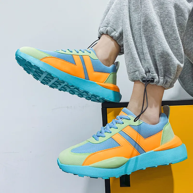 Scarpe Da Uomo In Tela Sneaker In Edizione Limitata Stampate